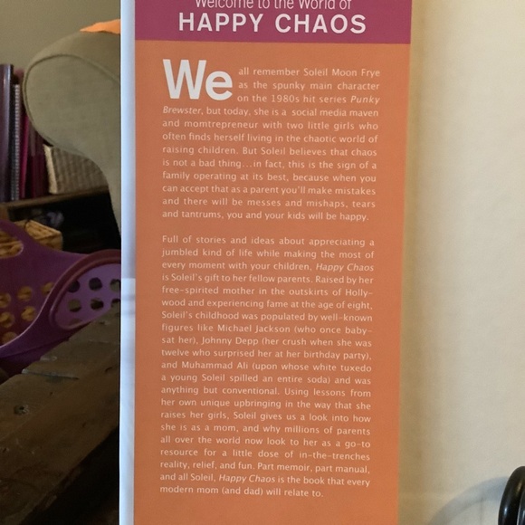 Soleil Moon Frye Happy Chaos Hardcover Book - Picture 3 of 4